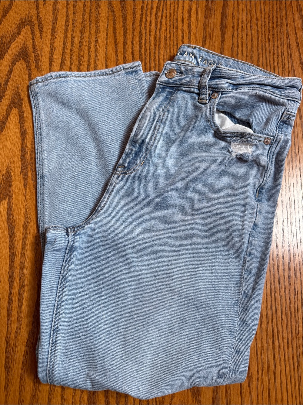 American Eagle Outfitters Light Blue Relaxed Fit Men’s Jeans